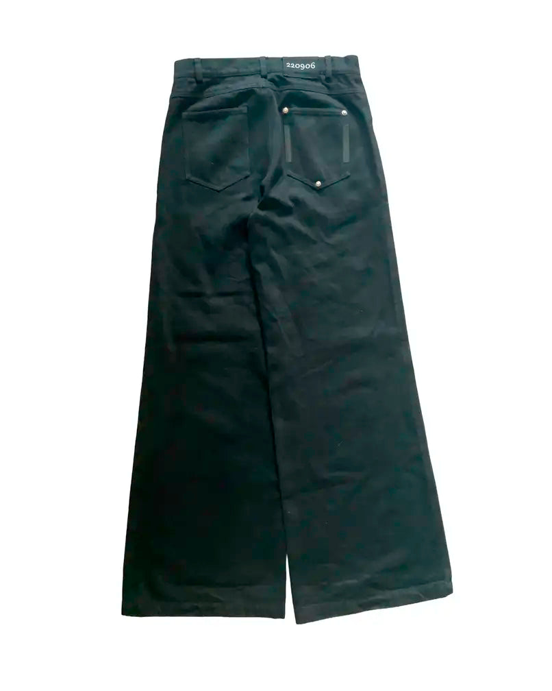 BLACK BAGGY DENIM LEFTOVERS
