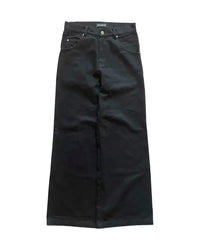 BLACK BAGGY DENIM LEFTOVERS