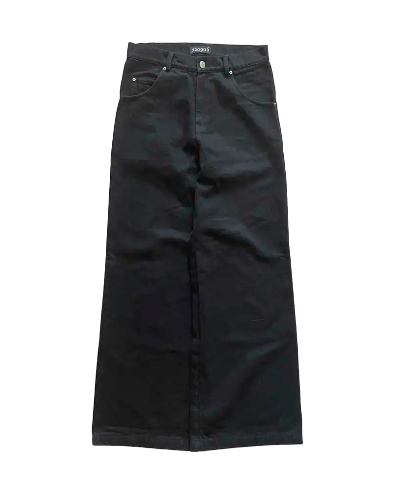 BLACK BAGGY DENIM LEFTOVERS